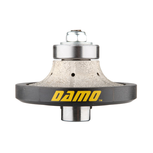 Demi Bullnose & Half Bullnose Diamond Hand Profile Wheel, Hand Profiler, Router Bit, 5/8-11 Thread, for Granite, Concrete, Marble, and Countertop Edge