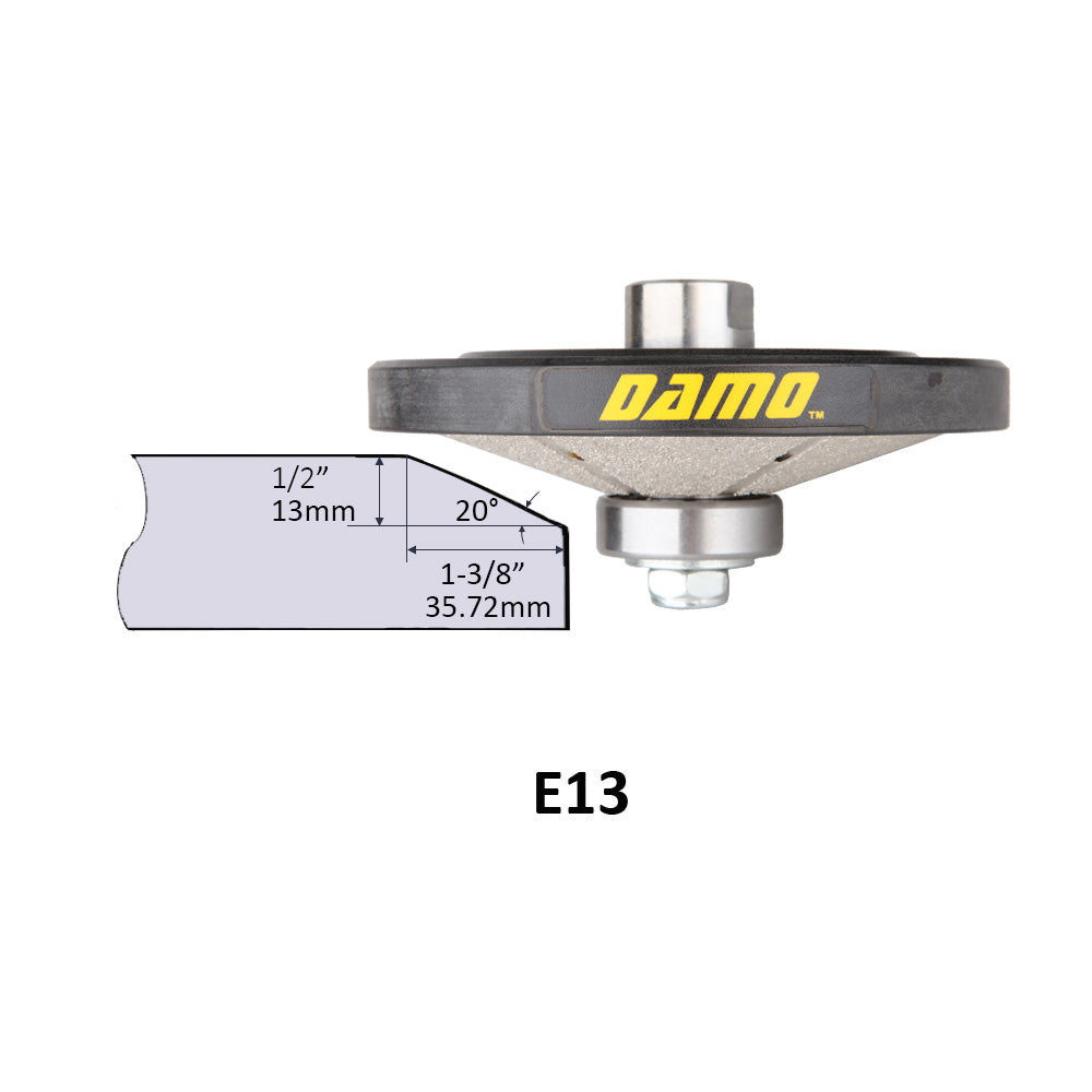 Hollywood Bevel Diamond Hand Profile Wheel, Hand Profiler, Router Bit ...
