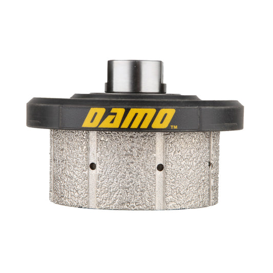 90 Degree Diamond Hand Profile Wheel, Hand Profiler Drum, 5/8-11 Thread, for Granite, Concrete, Marble, and Countertop Edge