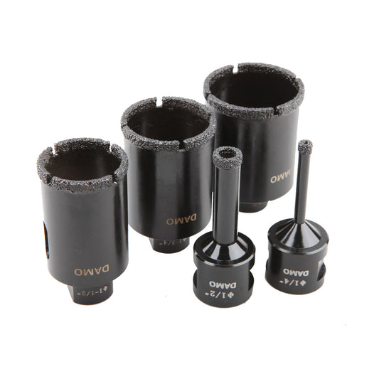 Diamond Core Drill Bit for Porcelain, Ceramic, Tile, Quartzite, Granite, Marble, Stone & Brick, Hole Saw