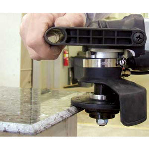 Demi Bullnose & Half Bullnose Diamond Hand Profile Wheel, Hand Profiler, Router Bit, 5/8-11 Thread, for Granite, Concrete, Marble, and Countertop Edge