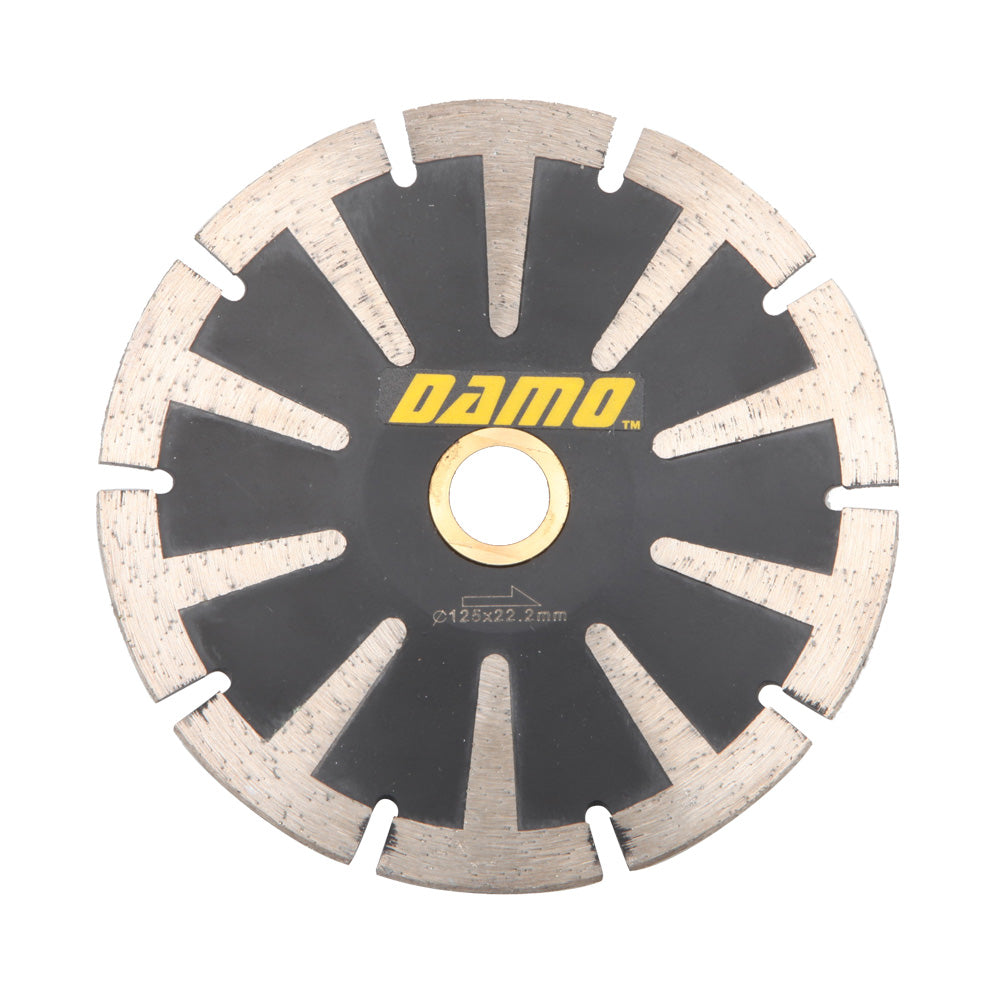 5" Diamond Contour blade, Turbo Rim, Curve Cutting Blade, for Granite, Marble and Concrete Sink Holes