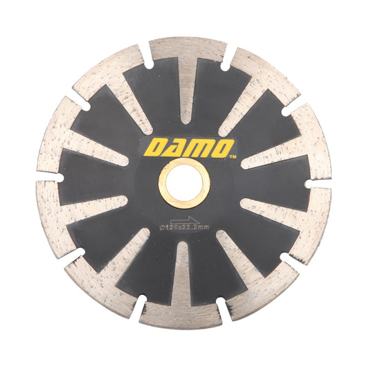 5" Diamond Contour blade, Turbo Rim, Curve Cutting Blade, for Granite, Marble and Concrete Sink Holes