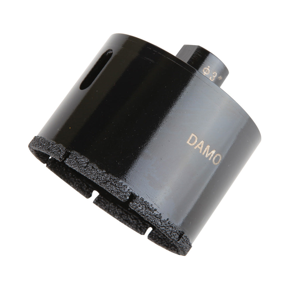 Diamond Core Drill Bit for Porcelain, Ceramic, Tile, Quartzite, Granite, Marble, Stone & Brick, Hole Saw